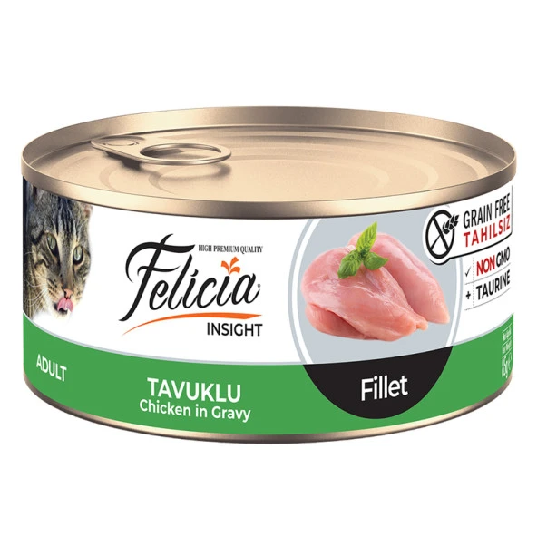 Felicia Tahılsız Tavuklu Fileto Kedi Konservei 85 Gr ürün görseli 1