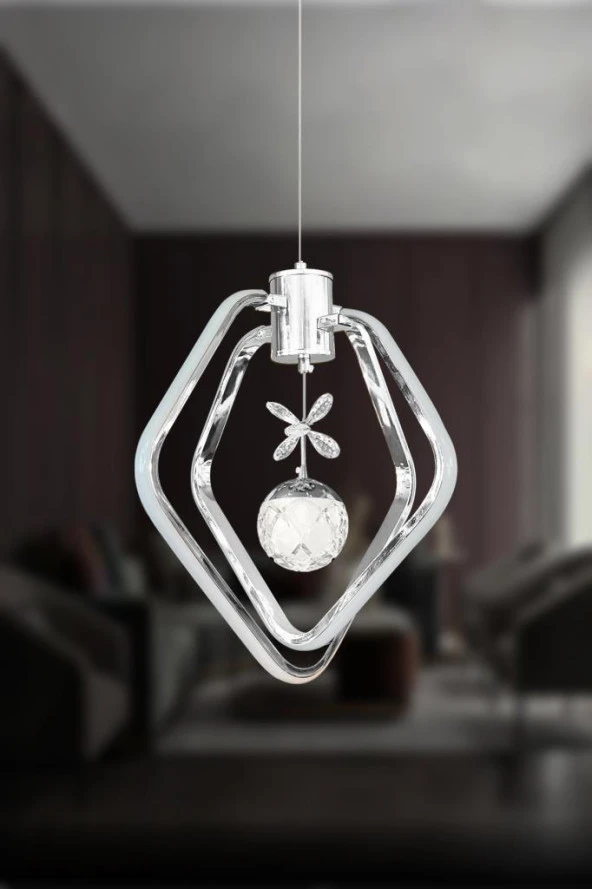 Eray Aydınlatma 1601-3 Krom Led Avize ürün görseli 1