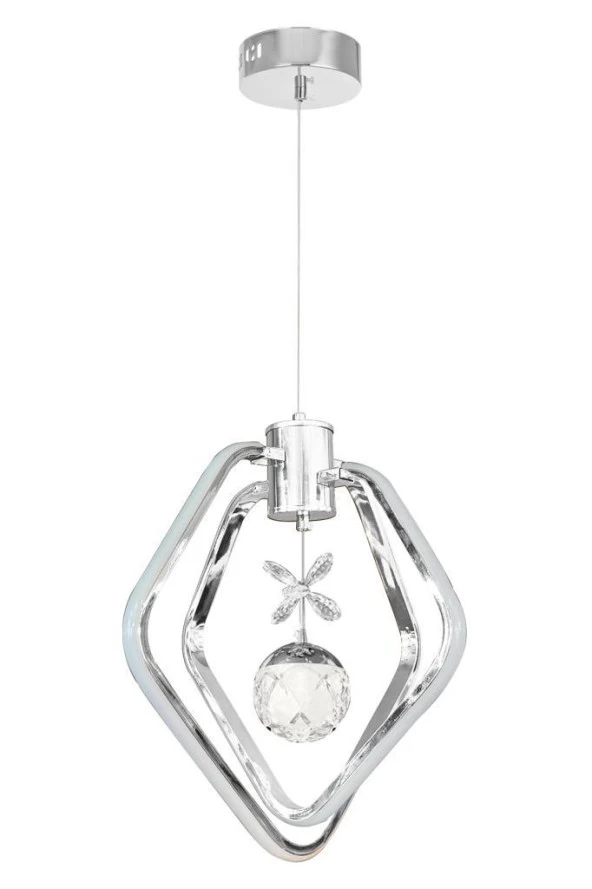 Eray Aydınlatma 1601-3 Krom Led Avize - Resim 2