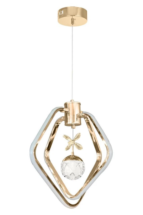 Eray Aydınlatma 1601-3 Led Gold Avize - Resim 2