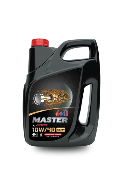 MASTER 10W-40 API SN/CF ACEA A3/B4 4 Litre Yarı Sentetik Motor Yağı (Üretim Yılı: 2026) ürün görseli 1