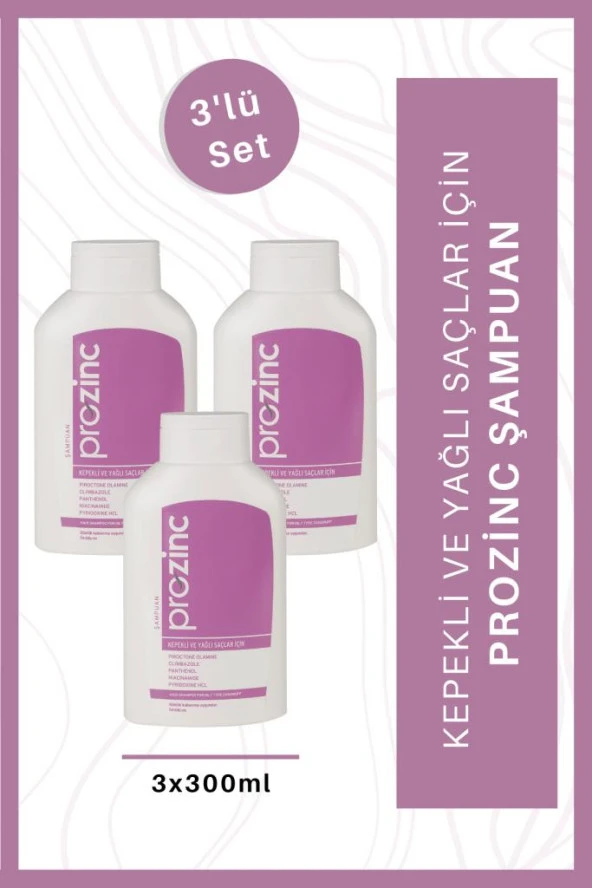 Prozinc Normal Ve Yağlı Saçlar 300 Ml 3 Al 2 Öde Şampuan Mor ürün görseli 1