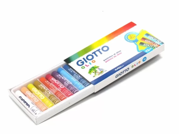GİOTTO 293000 OLİO YAĞLI PASTEL BOYA 12 RENK ürün görseli 1