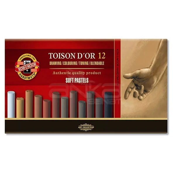 Koh-ı-Noor Soft Pastel Takımı 12li 8522 ürün görseli 1