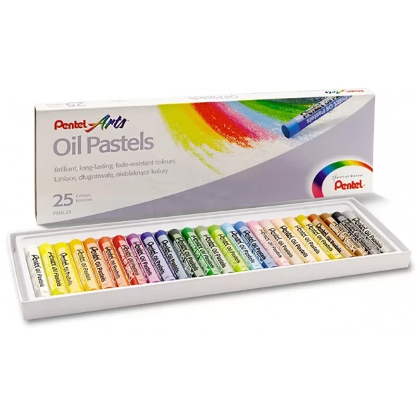Pentel Yağlı Oil Pastel 25 Renk ürün görseli 1