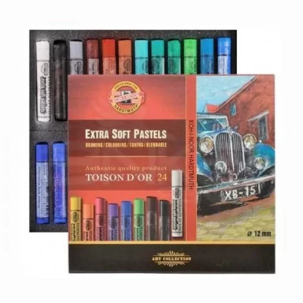 Koh-i-Noor Toison Dor Extra Soft Pastel 24lü (8554) ürün görseli 1