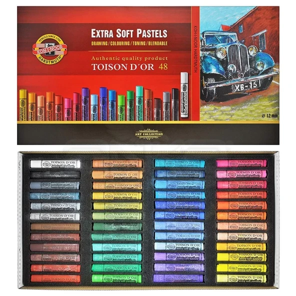 Koh-i-Noor Toison Dor Extra Soft Pastel 48li (8556) ürün görseli 1