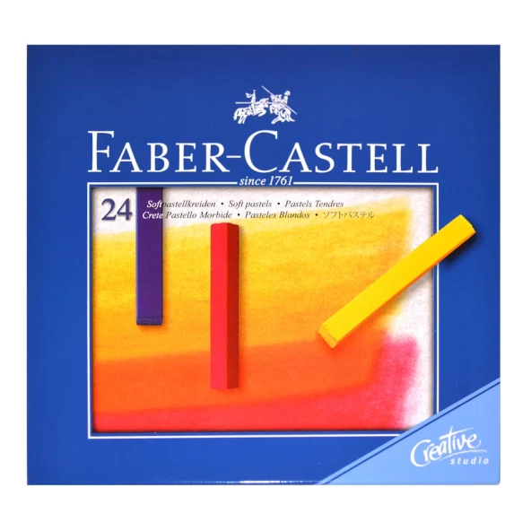 Faber Castell Creative Studio Toz Pastel Boya 24 Renk Soft 128324 ürün görseli 1