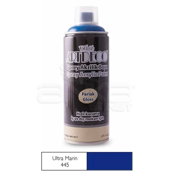 Artdeco Akrilik Sprey Boya 400ml 445 Ultramarine ürün görseli 1
