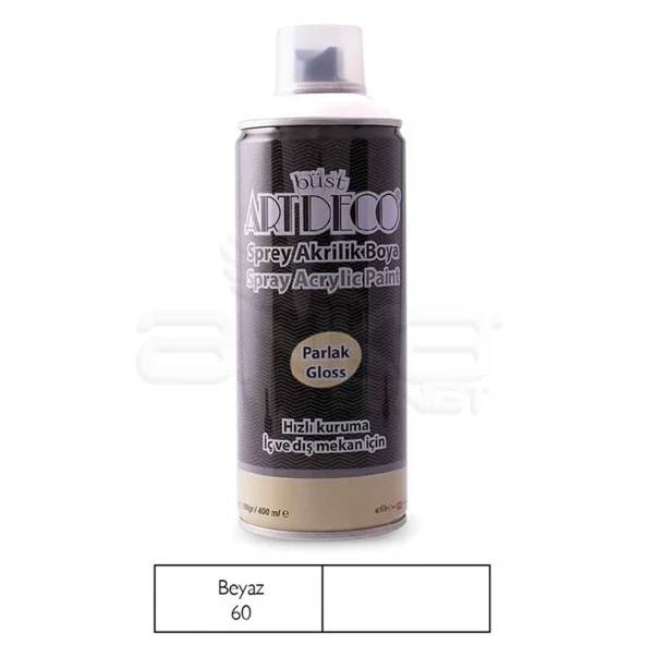 Artdeco Akrilik Sprey Boya 400ml 60 Beyaz ürün görseli 1