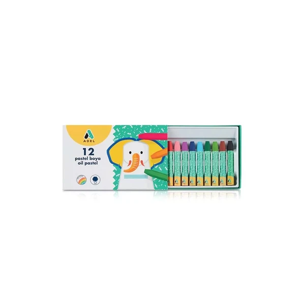 Adel Pastel Boya 12 Renk 4280837002 ürün görseli 1