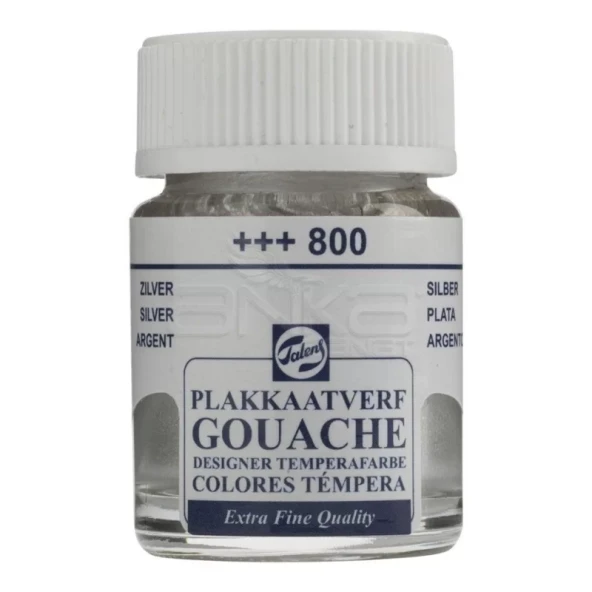 Talens Guaj Boya 16ml 800 Silver ürün görseli 1