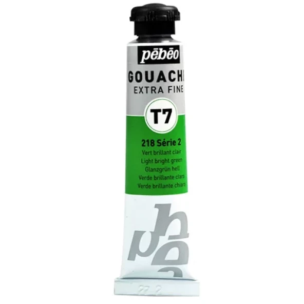 Pebeo Extrafine T7 Guaj Boya 20ml Seri:2 218 Light Bright Green ürün görseli 1