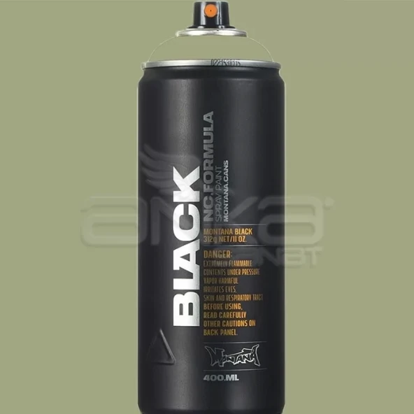 Montana Black Sprey Boya 400ml BLK6910 Hannibal ürün görseli 1