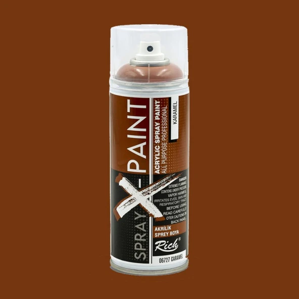 Rich Spray X-Paint Akrilik Sprey Boya 400ml Karamel ürün görseli 1