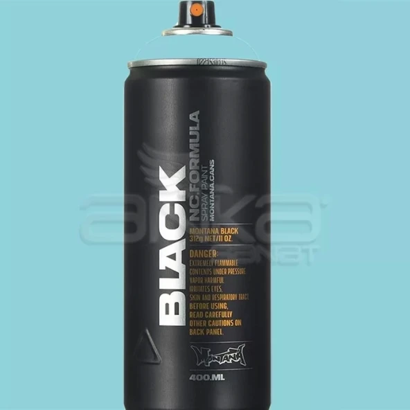Montana Black Sprey Boya 400ml BLK6110 Tiffany ürün görseli 1