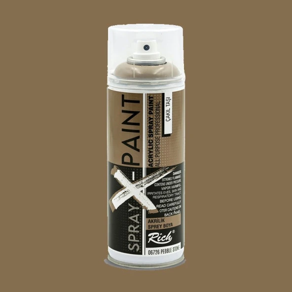 Rich Spray X-Paint Akrilik Sprey Boya 400ml Çakıl Taşı ürün görseli 1