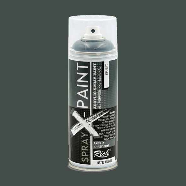 Rich Spray X-Paint Akrilik Sprey Boya 400ml Granit ürün görseli 1