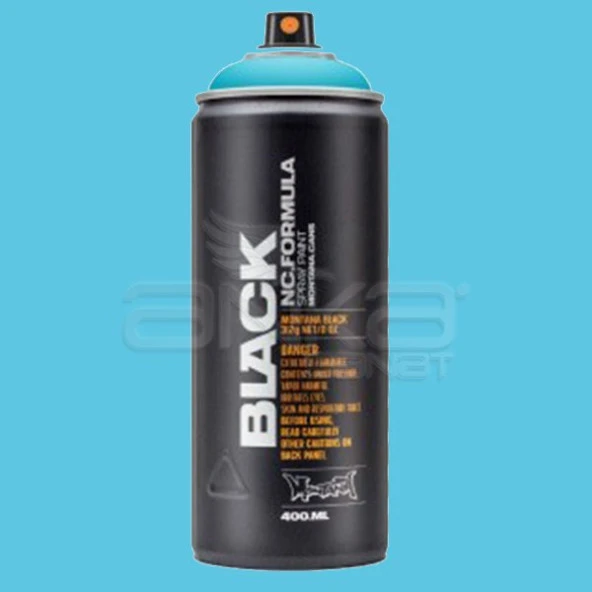 Montana Black Sprey Boya 400ml TR5000 True Cyan Blue ürün görseli 1