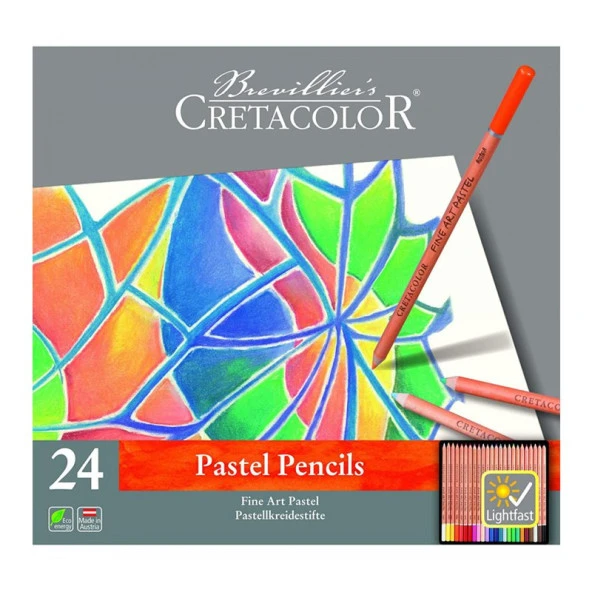 Cretacolor Fine Art Pastel Boya Kalem Seti 24 Renk Metal Kutu ürün görseli 1