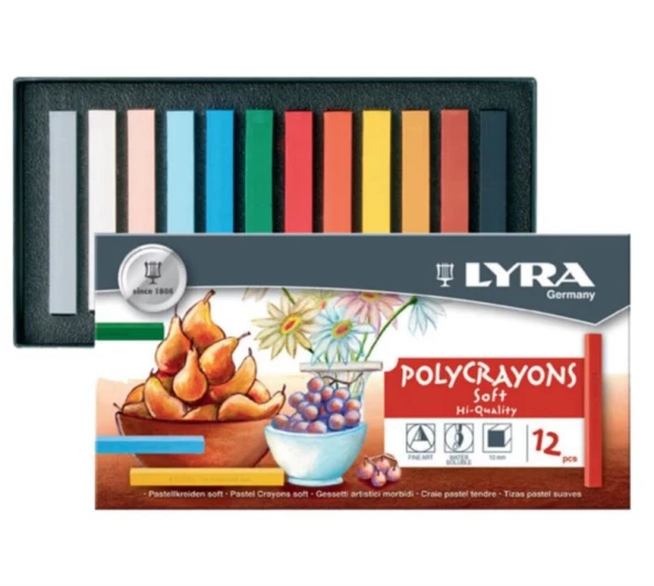 LYRA PASTEL BOYA 12 RENK (5651120) ürün görseli 1