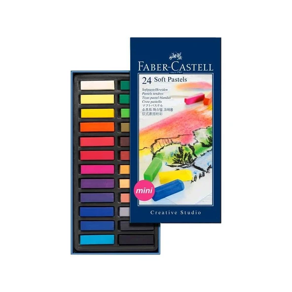 Faber-Castell Pastel Boya Creative Studio Mini Toz 24 Renk ürün görseli 1