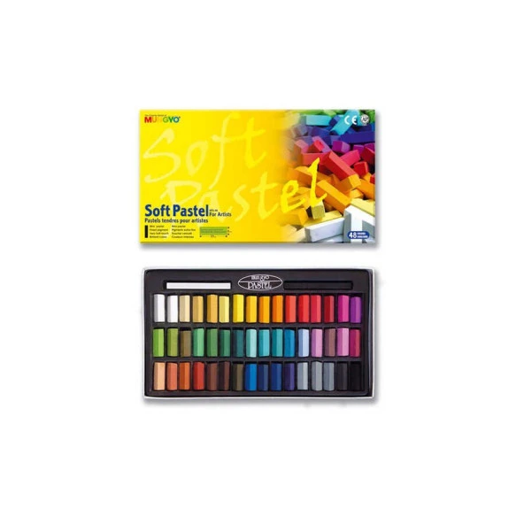 Mungyo Kuru Pastel Boya Karton Kutu 1/2 Boy 48'li ürün görseli 1
