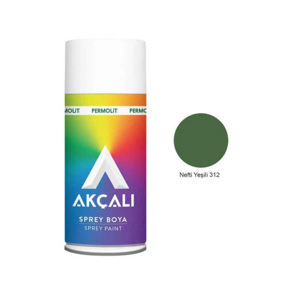 Akçalı Sprey Boya 400 ml Nefti Yeşil ürün görseli 1