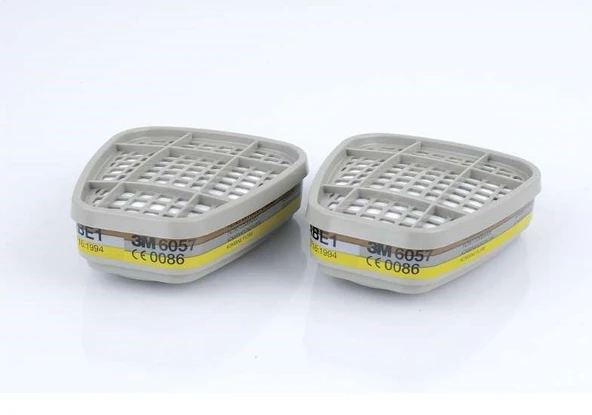 3M 6057 Abe1 Organik,İnorganik,Asit Gaz Ve Buhar Filtresi (1 Takım) ürün görseli 1