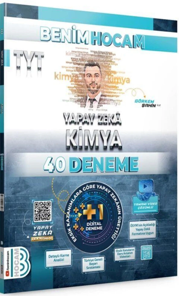 TYT Yapay Zekâ Kimya 40 Deneme Benim Hocam Yayınları ürün görseli 1