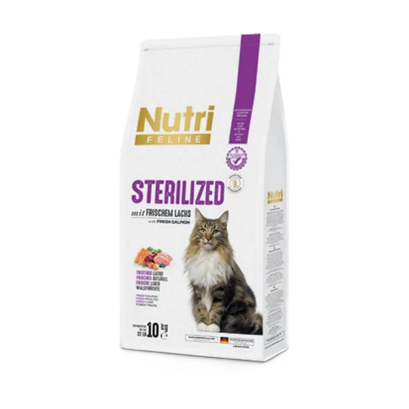 Adult Sterilised Kısırlaştırılmış Somonlu Yetişkin Kedi Maması 10Kg ürün görseli 1