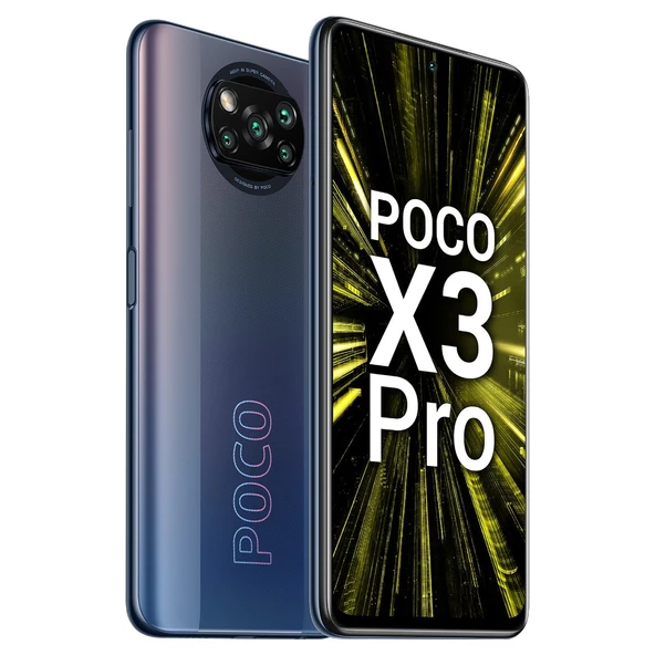 PTTAVM: Xiaomi Poco X3 Pro 256 GB/ 6 GB RAM Siyah Yenilenmiş ÜRÜN