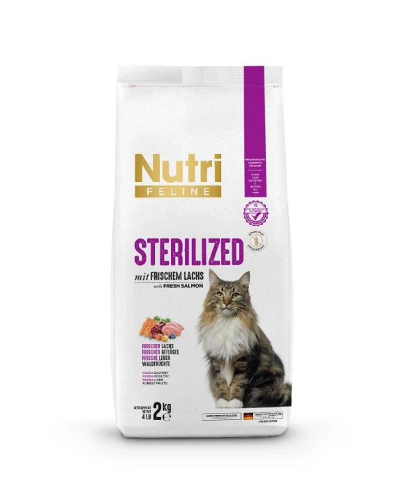 Adult Sterilized Somon Etli YetişkinKedi Maması 2Kg ürün görseli 1