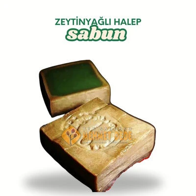 Tek Sabuncu Mehmet Dede 1. Sınıf Zeytinyağlı Halep Sabunu(180-200gr.Arası El Kesim)1 adet ürün görseli 1