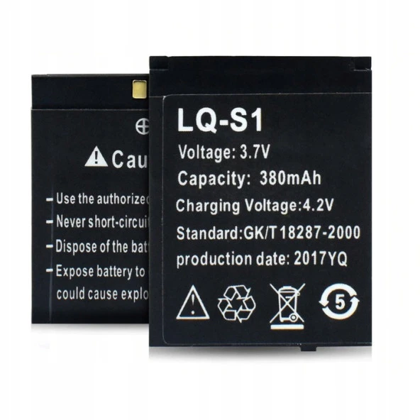 Day LQ-01 AB-S1 Akıllı Saat Batarya - Pil 4.2 v 380mah Smart Watch LQ01000000194 ürün görseli 1