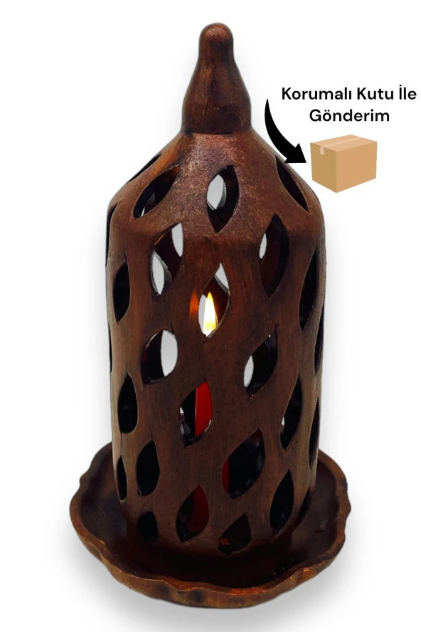 Fırınlanmış Toprak Şamdan Mumlukkk - Resim 5