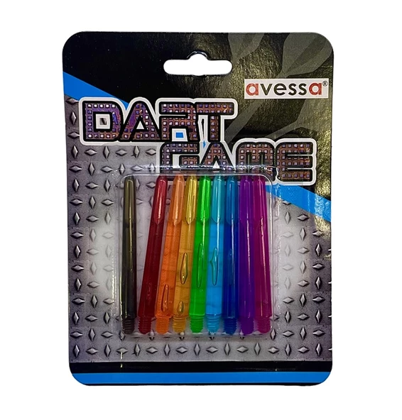 Dart Oku Shaftı Plastik Renkli 9lu Avessa ürün görseli 1
