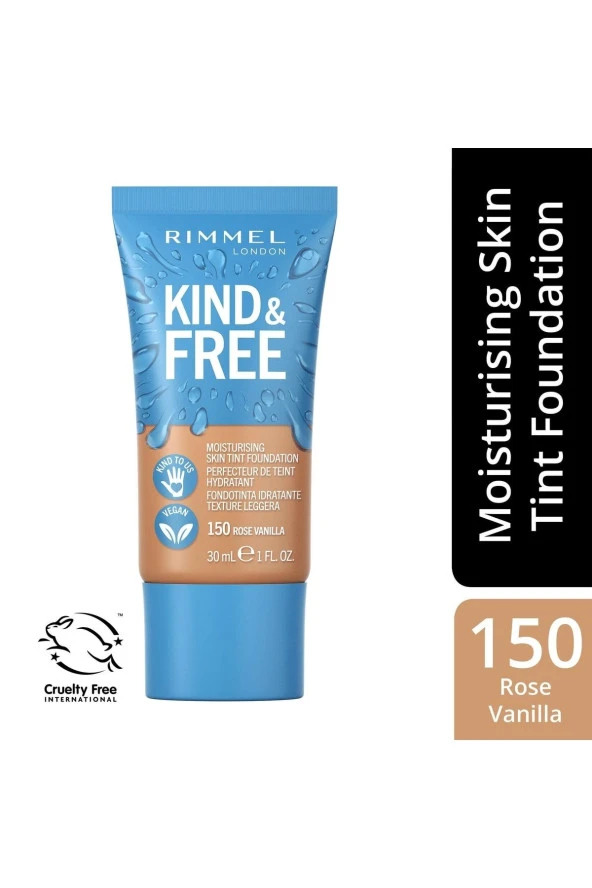 Fondöten Kind Free Foundation Rose Vanilla No:150 ürün görseli 1