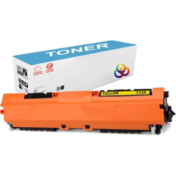 PlusPrint Hp color Laserjet CP1025NW MUADIL Toner Sarı Renk ürün görseli 1
