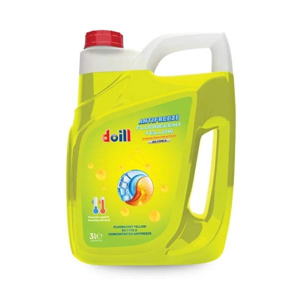 Konsantre - Saf 3 Litre Sarı RX-TYPE D Organik Antifriz  (Üretim Yılı: 2026) ürün görseli 1