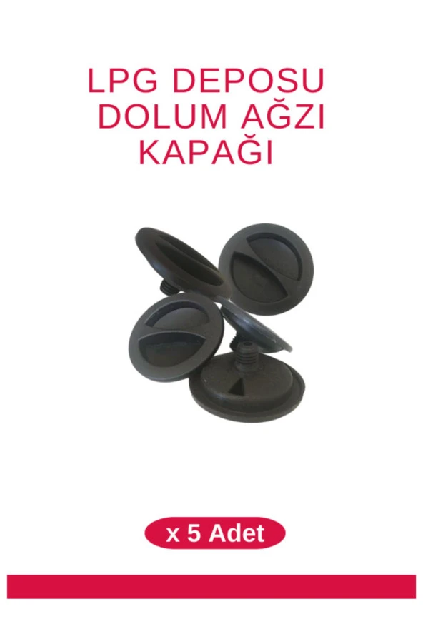 Atiker Lpg Depo Dolum Ağzı Kapağı Ince Diş ( 5 Adet ) ürün görseli 1