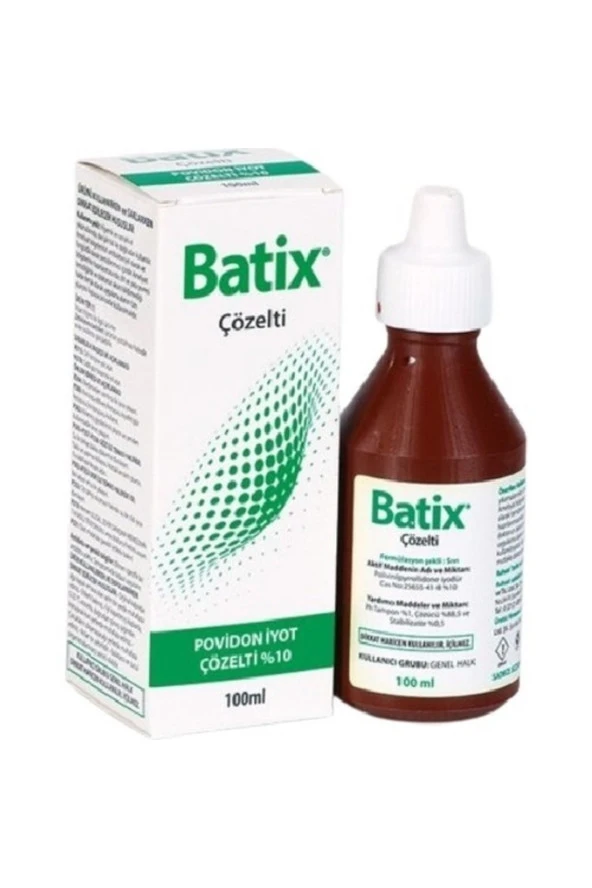Batix Antiseptik Çözelti 100 ml ürün görseli 1