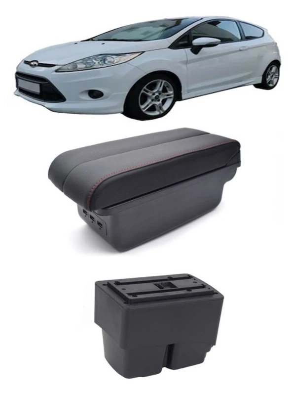 Ford Fiesta 2009-2014 Delmesiz Vidasız Kol Dayama Kolçak ürün görseli 1
