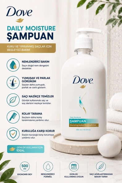 Dove Essential Nourishment Vücut Losyonu 500 ml - Resim 4