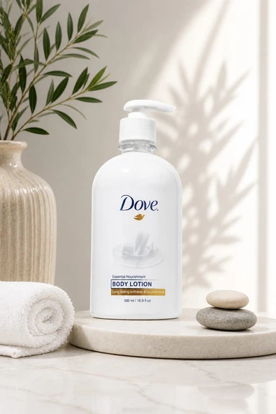 Dove Essential Nourishment Vücut Losyonu 500 ml - Resim 5