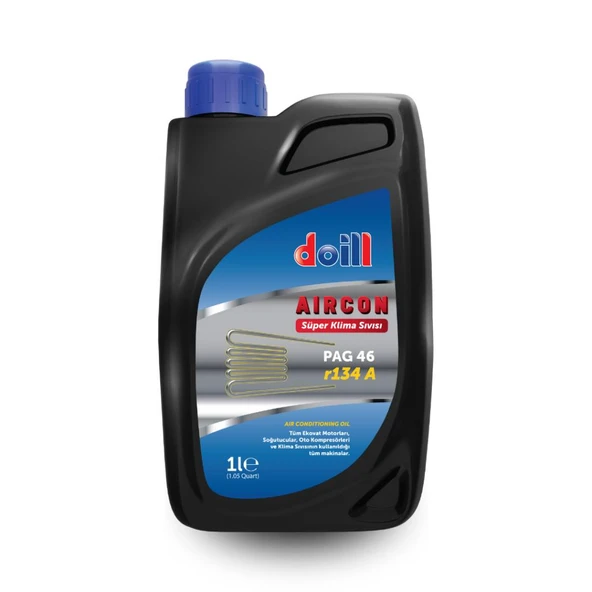 PAG Klima Sistemi Yağı – Kompresör yağı – Ekovat 46 R134 1 Litre (Üretim Yılı: 2026) ürün görseli 1
