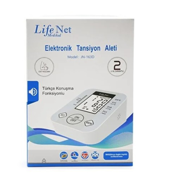 Life Net Medikal Türkçe Konuşan Tansiyon Aleti JN-163D ürün görseli 1
