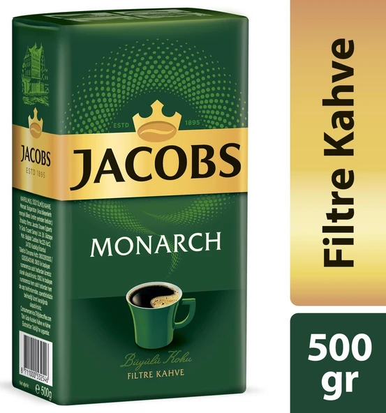 Jacobs Monarch Filtre Kahve 2x500 gr 4'lü ürün görseli 1