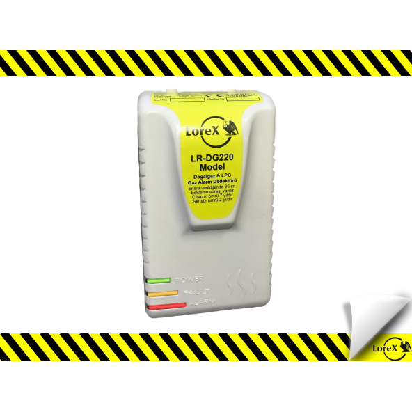 Lorex Doğalgaz ve LPG Dedektörü ürün görseli 1