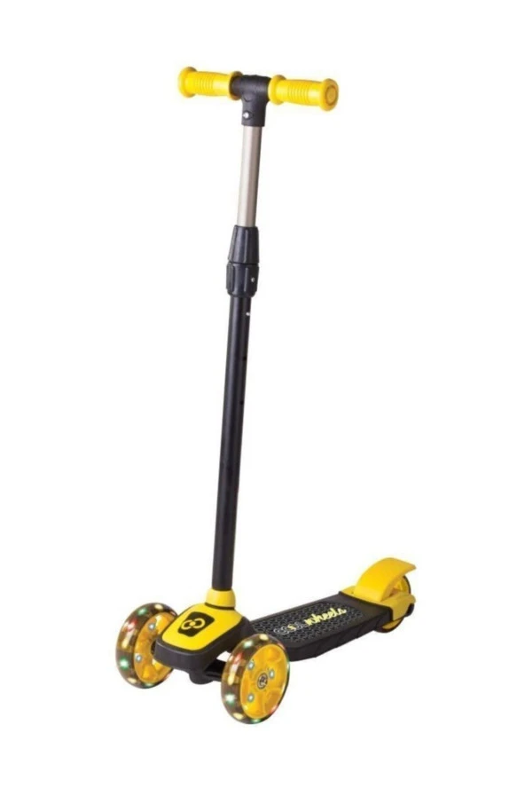 Cool Wheels Twist 3 Tekerlekli Işıklı Çocuk Scooter Sarı Unisex ürün görseli 1